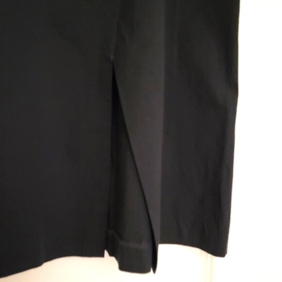 DKNY Women's Cotton midi A-line Skirt / Black / US 2 - Picture 4 of 15